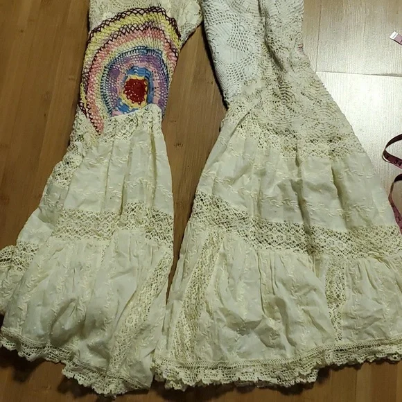 Free People Cream and Multicolor Jumpsuit - Picture 3 of 10